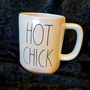 Rae Dunn iridescent “Hot Chick” Easter Ceramic Mug